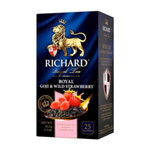 Чай черный Ричард с ароматом Роял Годжи и Земляника 25пак