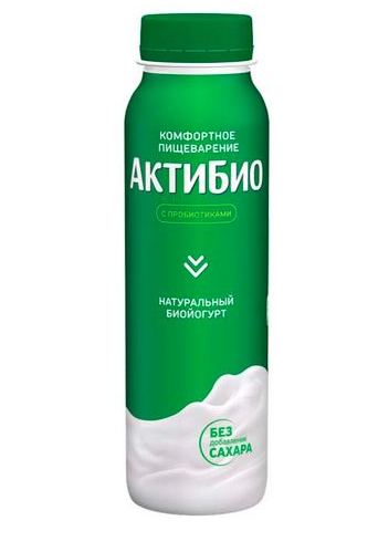 Йогурт Актибио 1,8% 260г натуральный