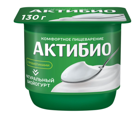 Йогурт Актибио 3,5% 130г натуральный