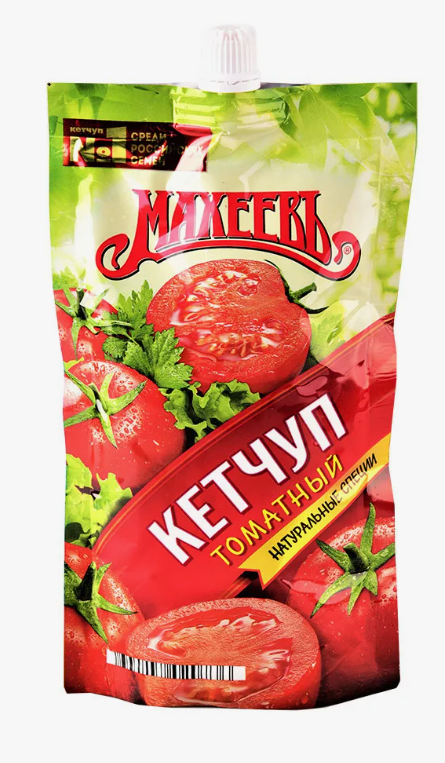 Кетчуп томатный 300г Махеев д/п