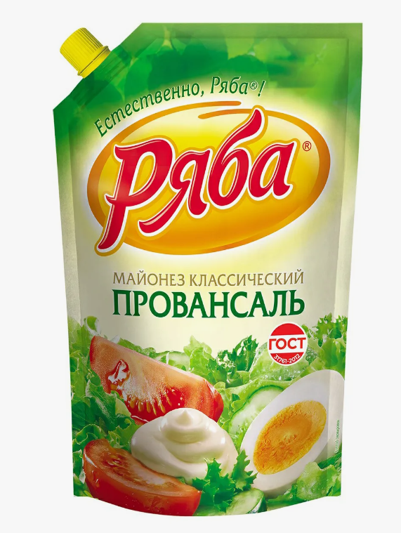 Майонез классический 50,5% 630г Ряба