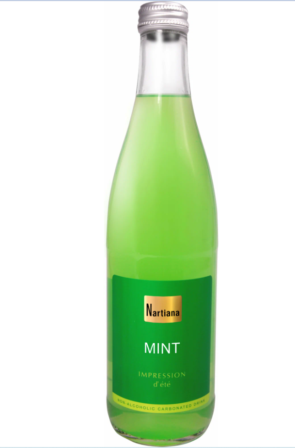 Напиток газированный Nartiana Mint 0,5л стекло