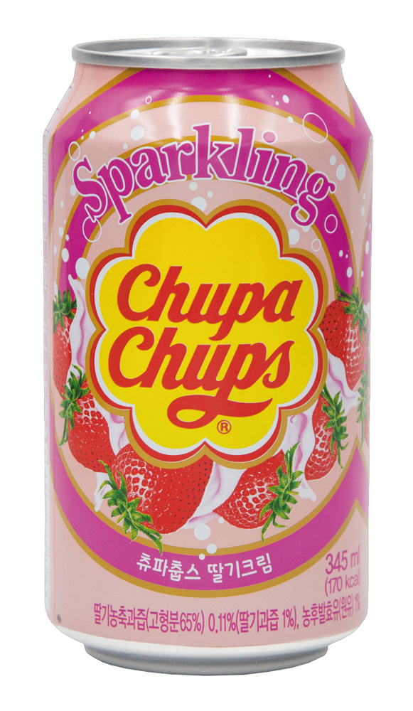 Напиток Chupa Chups Strawberry газ 0,345л США ж/б
