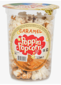 Попкорн в карамельной глазури 35г Poppin Popcorn