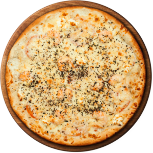 Пицца Сливочная с креветками по рецепту UpMarket 28см