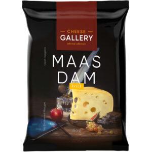 Сыр Маасдам 45% 180г кусок Cheese Gallery