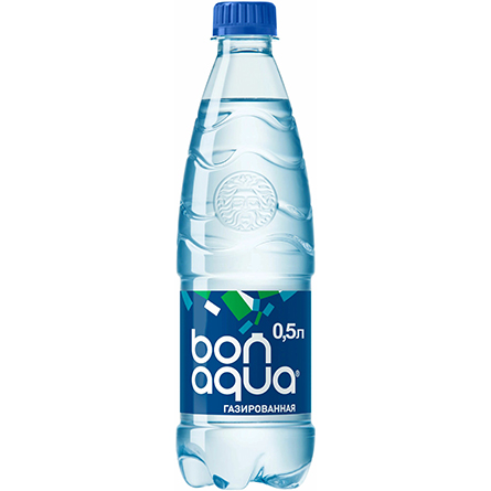 Вода питьевая газированная Бона Аква 0,5л