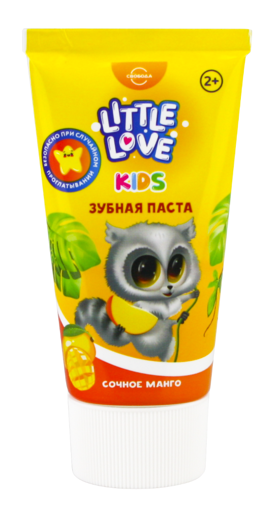 Паста зубная детская 62г Little love сочное манго