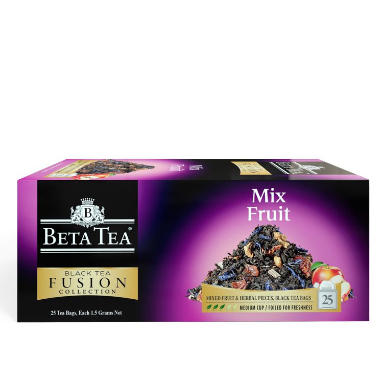 Чай черный Mix Fruit 100п*1.5г BETA TEA