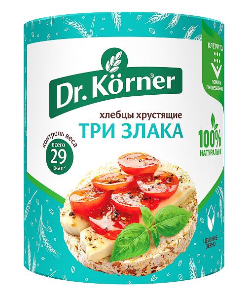 Хлебцы Три злака 90г Dr. Korner