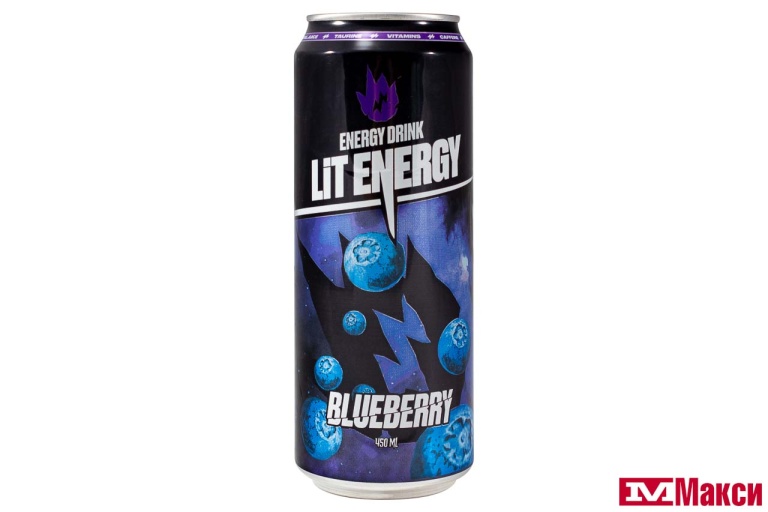 Напиток энергетический Lit energy bluderry 0,45л ж/б