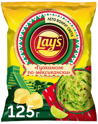 Чипсы Гуакамоле по-мексикански 125г Lay’s