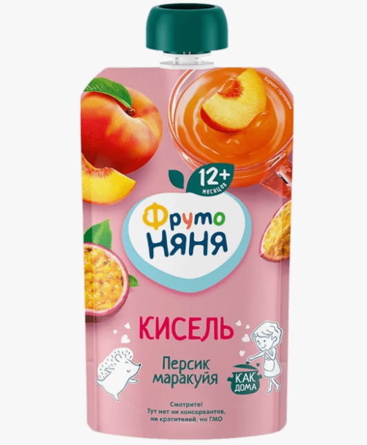 Кисель персик маракуйя 0,13л Фрутоняня д/п