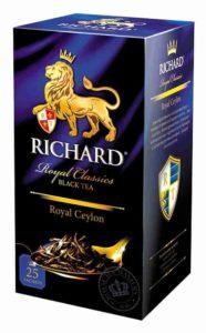 Чай черный Royal Ceylon 25пакетиков 50г Ричард
