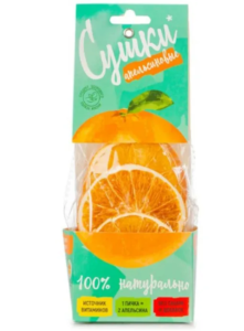 Чипсы детские фруктовые апельсин 30г Сушки