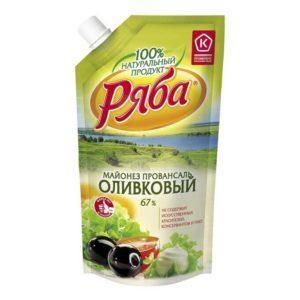 Майонез оливковый провансаль классический 67% 390г Ряба м/у