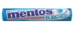 Жевательная резинка Ментос Pure Fresh Свежая мята 15,5г