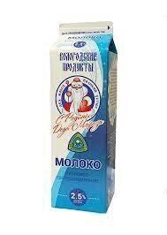 Молоко Российское 2,5% 1л Великий Устюг т/п