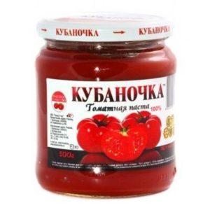 Паста томатная 500г Кубаночка ст/б