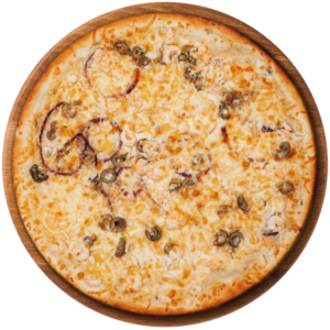 Пицца Морская с креветками по рецепту UpMarket 28см