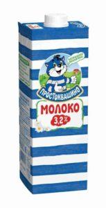 Молоко Простоквашино 3,2% 0,95л