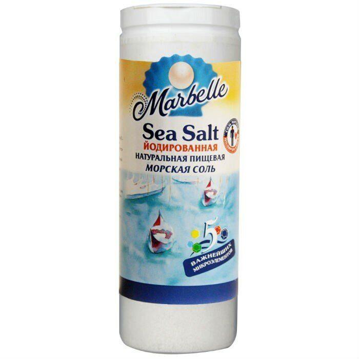 Соль морская пищевая 150г Marbelle