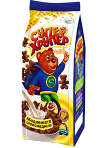 Сухой завтрак Медвежата шоколадные 200г Супер Хрупер