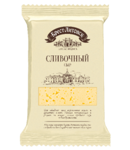 Сыр Сливочный 50% 200г Брест-Литовский